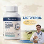 Amicare Immune Defense — Active Lactoferrin Capsules for Cats & Dogs